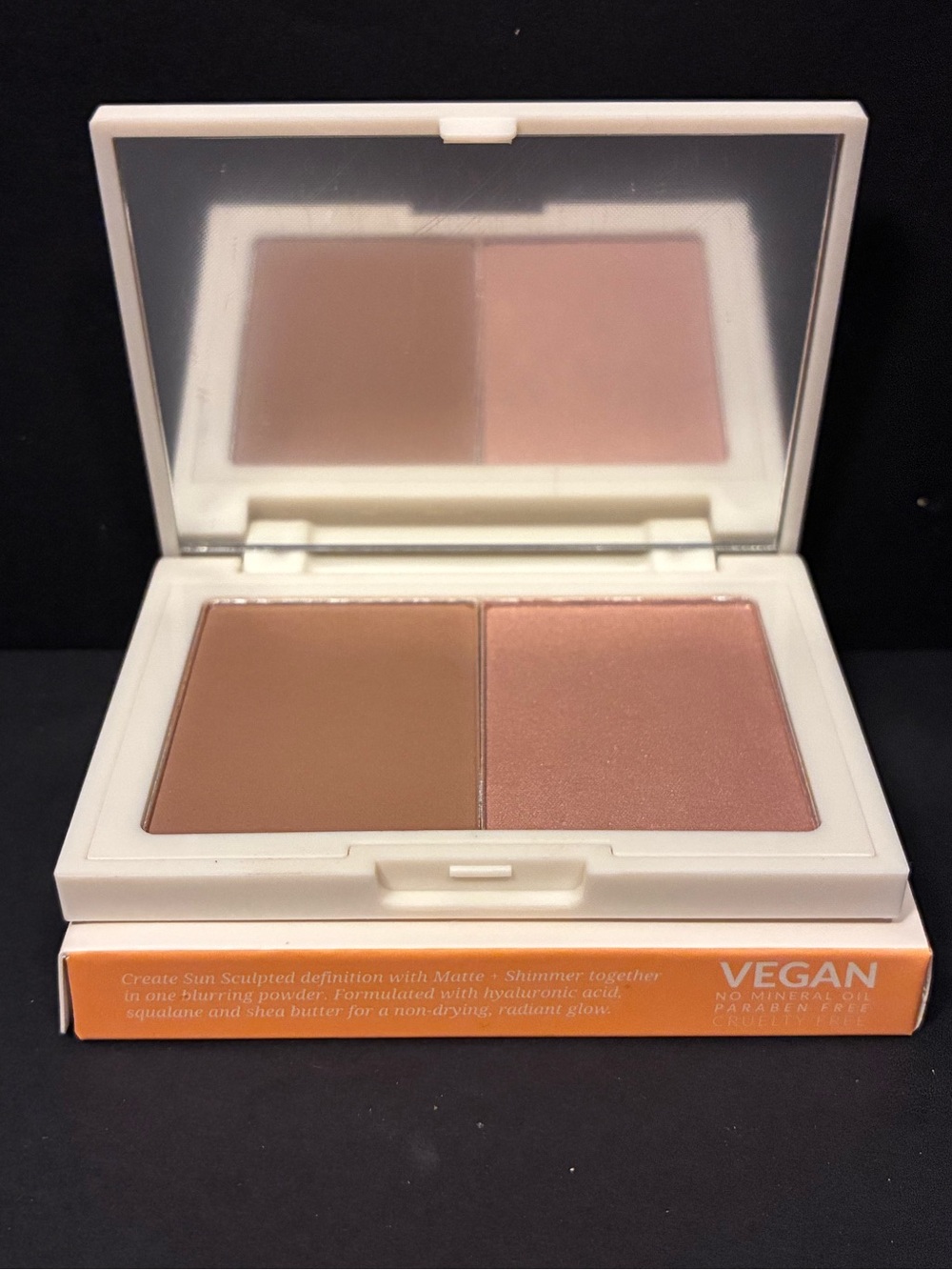 Beauty For Real Sun Sculpt Weightless Bronzer Duo In Good Day Sunshine $39 MSRP